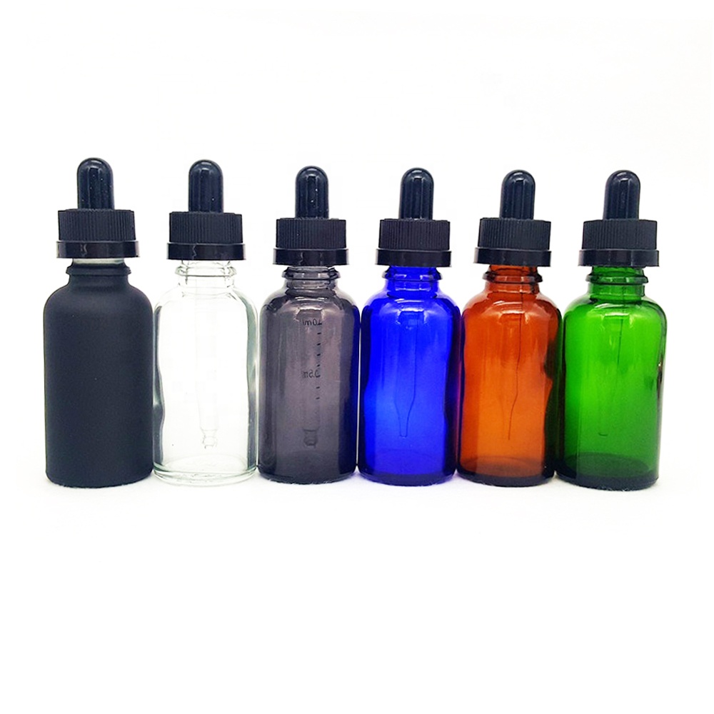 Hot product empty glass bottle 1oz amber glass bottle