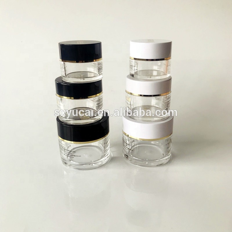 Hot sale 0.5oz 1oz 2oz dipping nail powder acrylic jar cream plastic jar glitter capsules jar