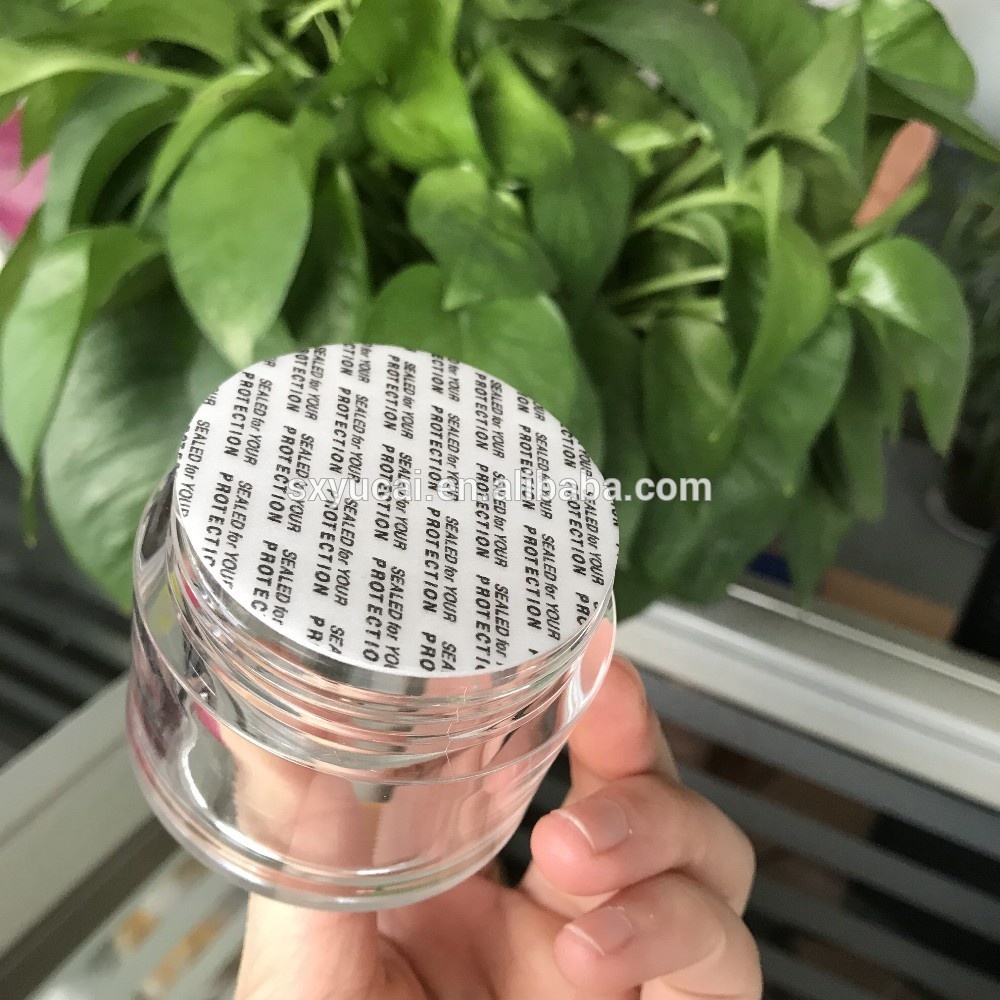 Hot sale 0.5oz 1oz 2oz dipping nail powder acrylic jar cream plastic jar glitter capsules jar