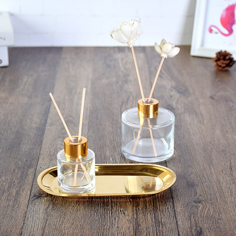 Hot sale 100ml Empty Simple Home Fragrance Accessories Glass Perfume Essential Oils Diffuser Container Glass Aromatherapy Bottle