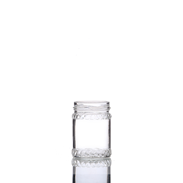 Hot sale 100ml honey jar food glass bottle 4oz Jar