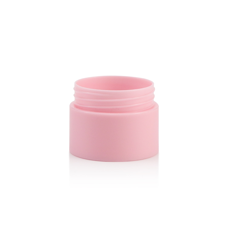 Hot sale 10g 15g 20g 30g pp plastic cosmetic cream jar pink round lip mask container with screw cap