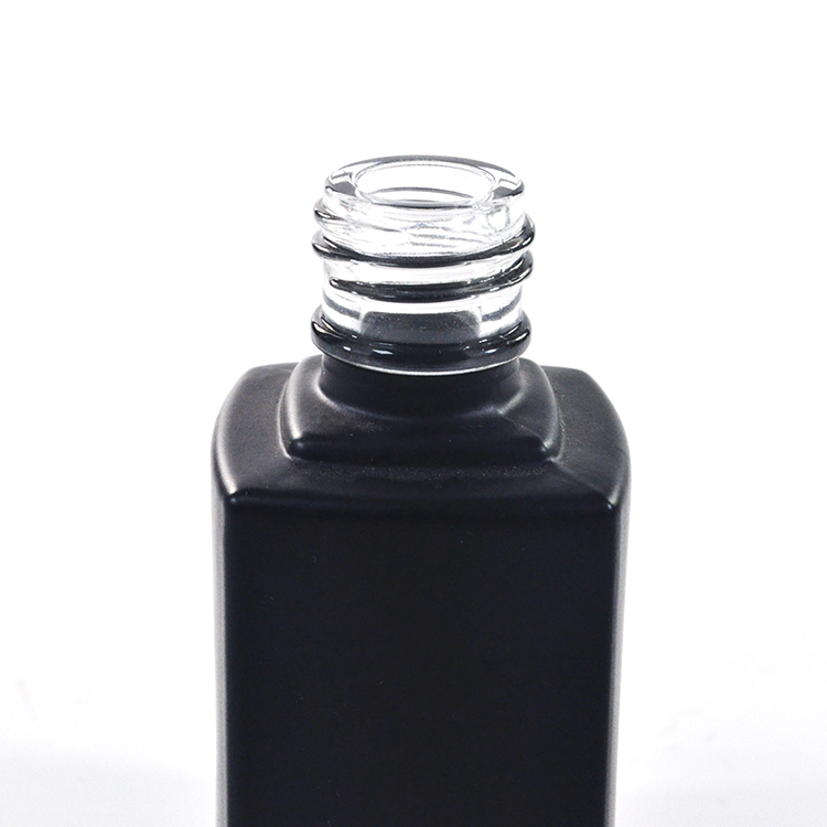 Hot sale 10ml 11ml 12ml 14ml 15ml clear square glass empty uv gel nail polish bottle with brush