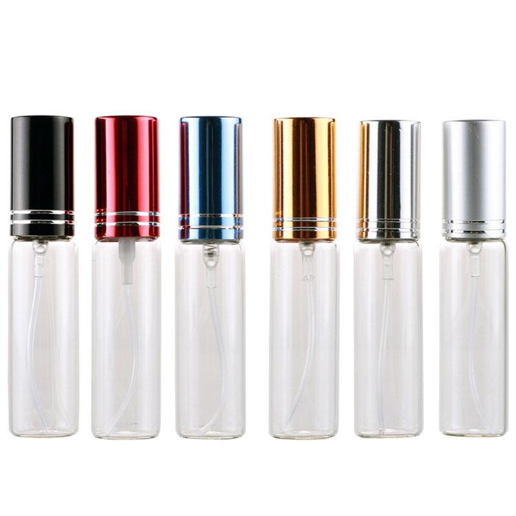 Hot sale 10ml 15ml Glass Perfume Vials Mist Spray Perfumer Empty Glass Bottle for Perfume Mini Glass Vial