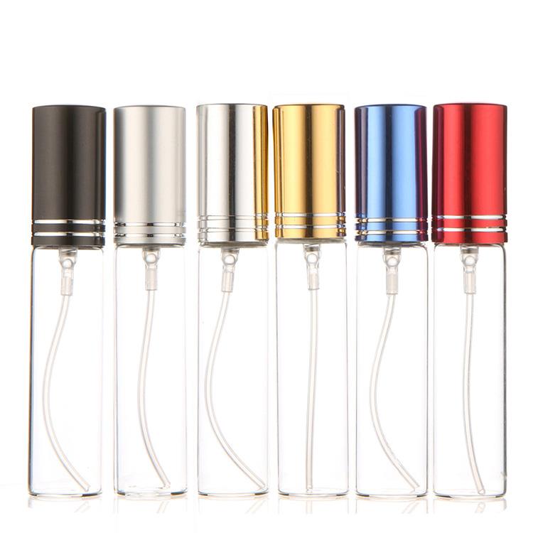 Hot sale 10ml 15ml Glass Perfume Vials Mist Spray Perfumer Empty Glass Bottle for Perfume Mini Glass Vial