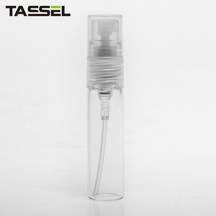 Hot sale 10ml (2ml~10ml) mini clear glass spray perfume bottle factory customized and direct supply