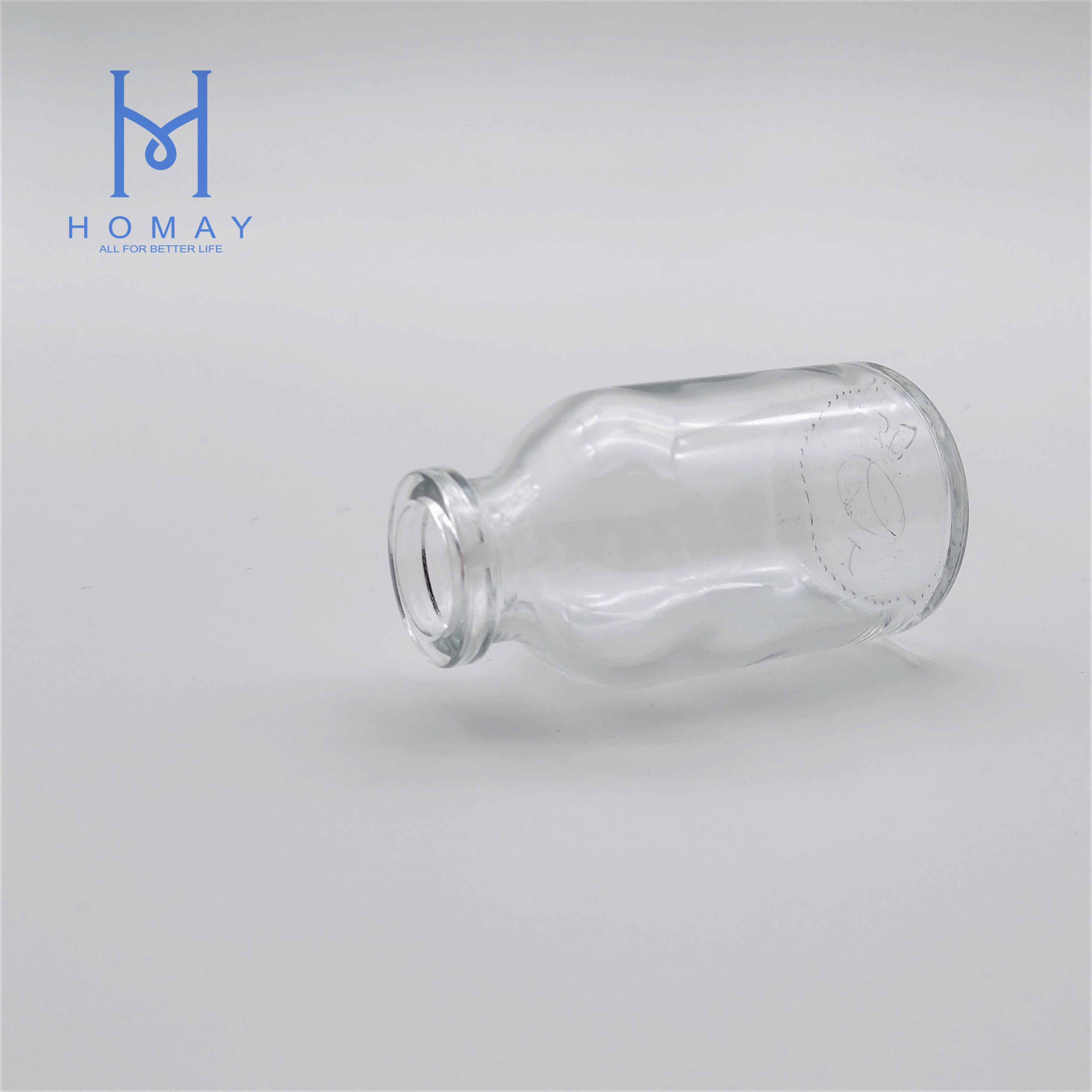 Hot sale 10ml amber clear USP TYPE I II III sterile molded glass vials for injection with rubber stopper