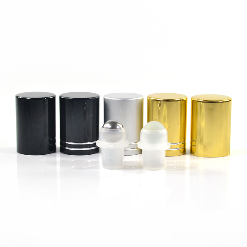 Hot sale 10ml amber glass essential oil roller bottles with steel ball