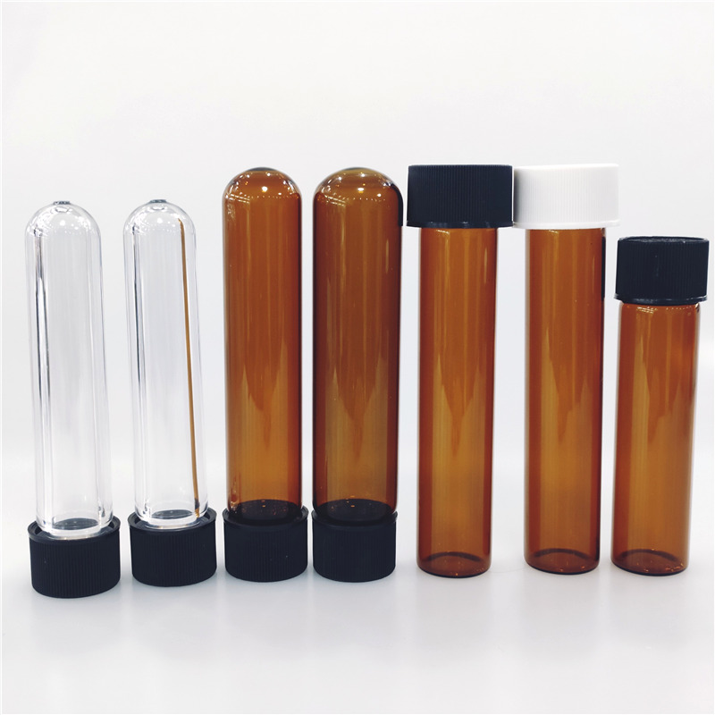 Hot sale 116mm 120mm 110ml 98mm Screw Top aluminum Pre-Roll Tube With Child Resistant Black Lid For tabacoo Packing