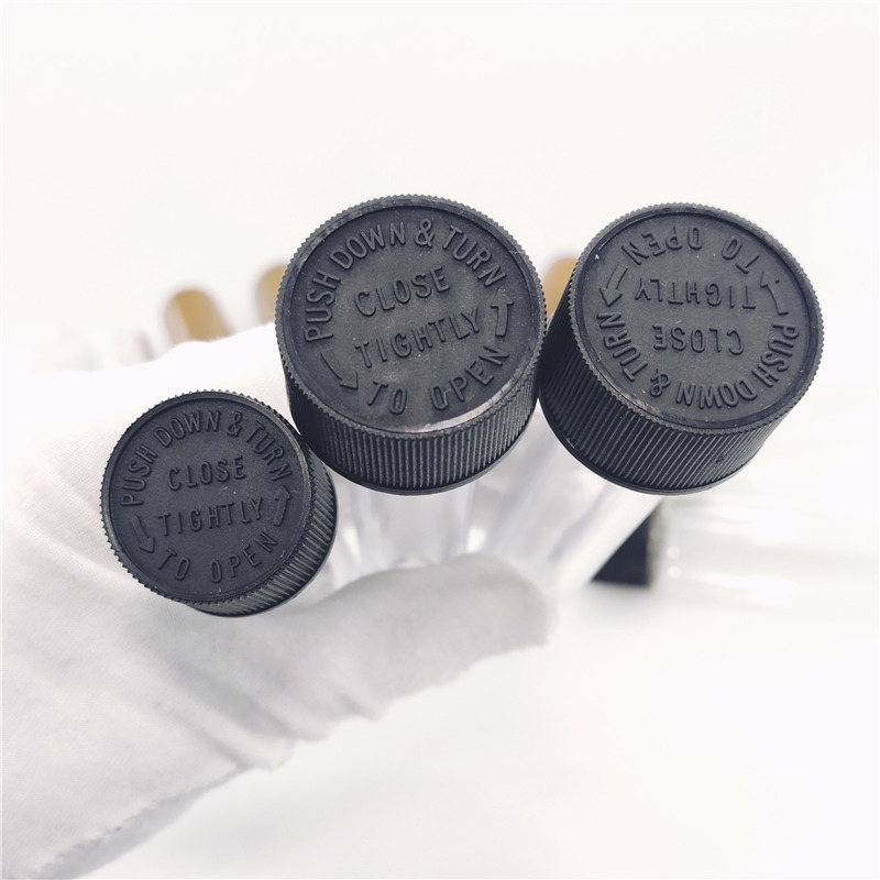 Hot sale 116mm 120mm 110ml 98mm Screw Top aluminum Pre-Roll Tube With Child Resistant Black Lid For tabacoo Packing