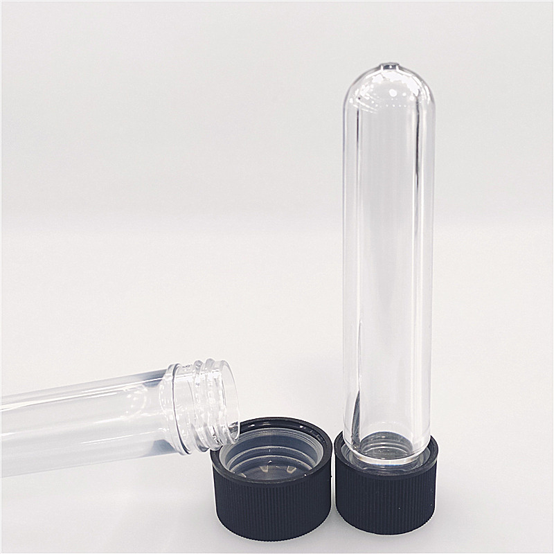 Hot sale 116mm 120mm 110ml 98mm Screw Top aluminum Pre-Roll Tube With Child Resistant Black Lid For tabacoo Packing