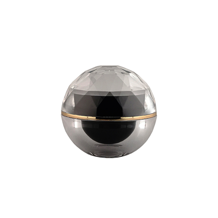 Hot sale 15 30  50g skin care empty star shining shape acrylic cream  jar for plastic cosmetic packaing