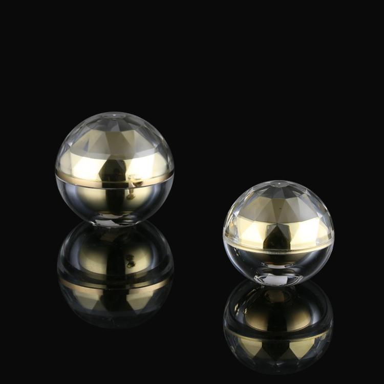 Hot sale 15 30 50g skin care empty star shining shape acrylic cream jar for plastic cosmetic packaing