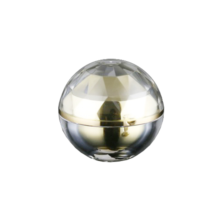 Hot sale 15 30 50g skin care empty star shining shape acrylic cream jar for plastic cosmetic packaing