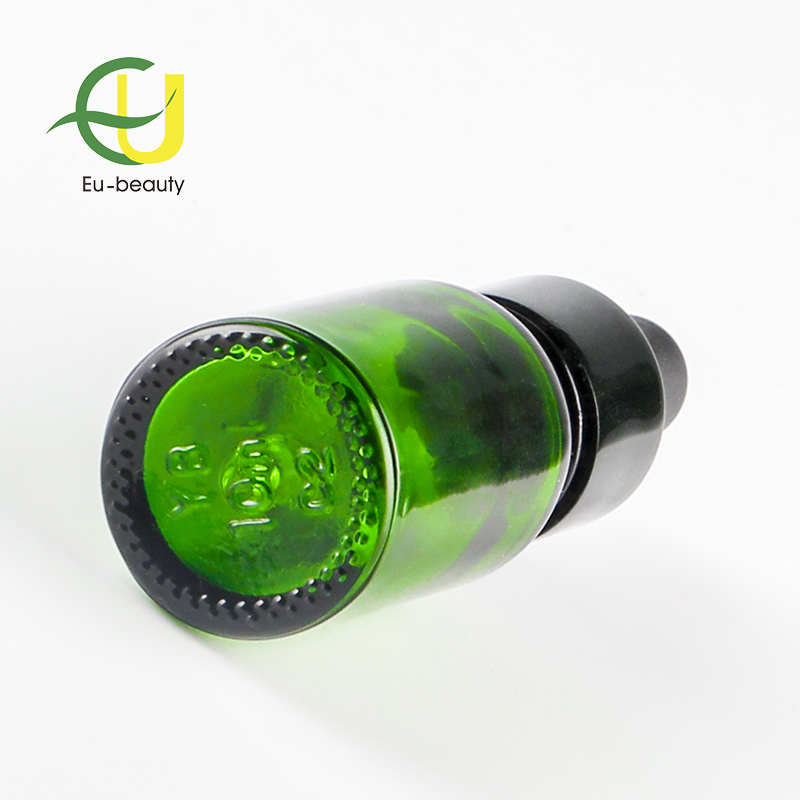 Hot sale 18/410,18/400,20/400,24/400 10ml bottl eye bottles essential oil black glass bottle dropper container/