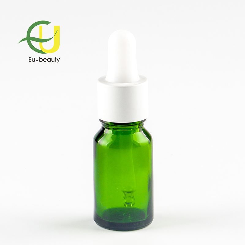Hot sale 18/410,18/400,20/400,24/400 10ml bottl eye bottles essential oil black glass bottle dropper container/