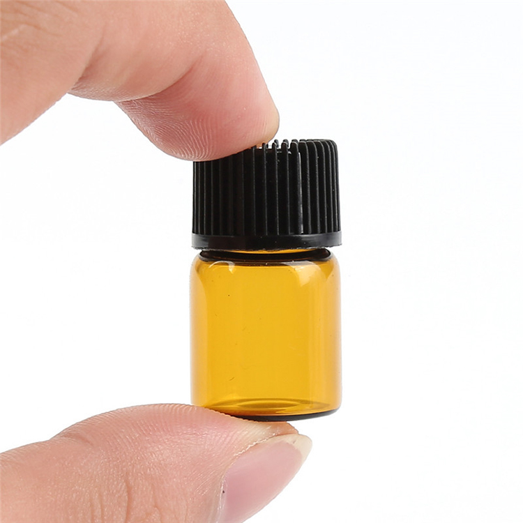 Hot sale 1ml 2ml 5ml 10ml amber perfume sample vials bottles in stock 10ml mini pharmacy vials with inner plug
