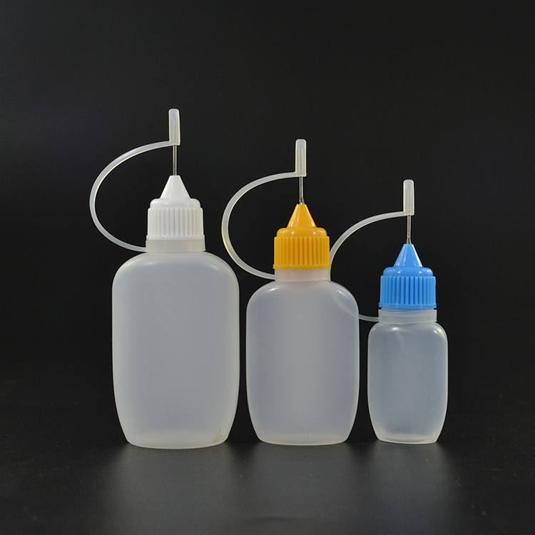 Hot sale 2.5ml 3ml 5ml 8ml 10ml 15ml 18ml 20ml 30ml 50ml 60ml 100lml 120ml e juice e liquid PE dropper bottle