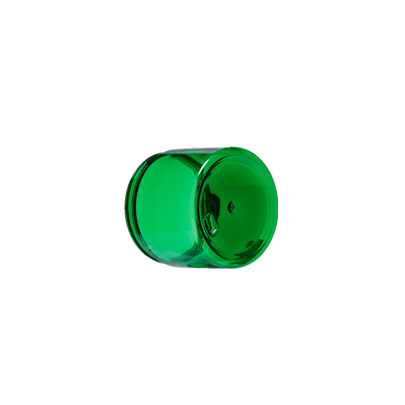 Hot sale 30g 50g 100g 150g 200g cheap empty clear green cosmetic packaging plastic jar for cosmetics manufacturer