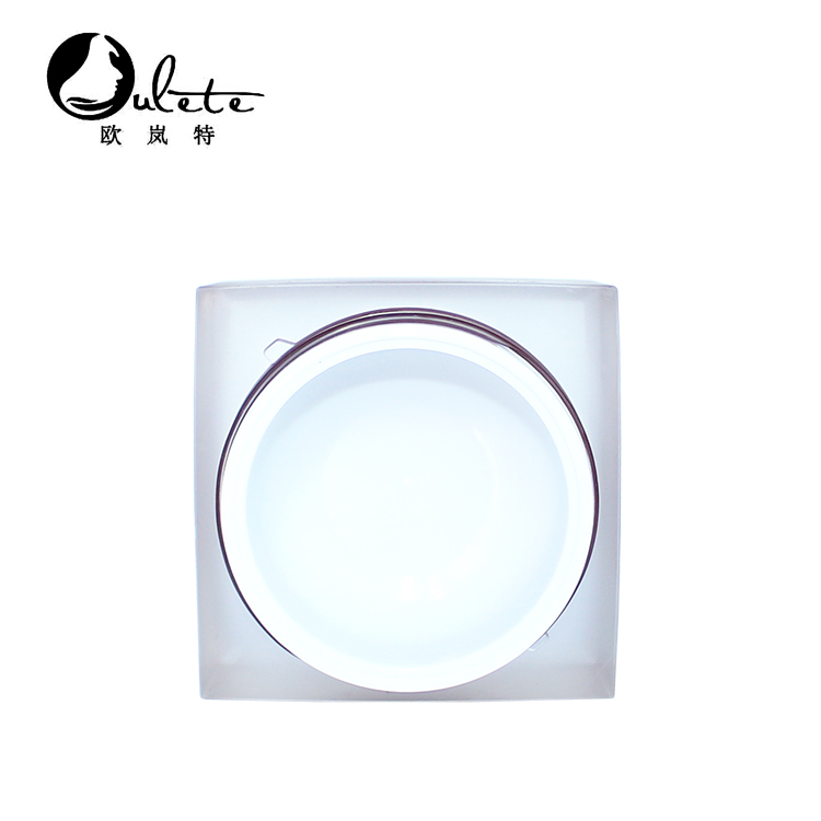 Hot sale 30g cream jar empty square luxury acrylic cosmetic jar