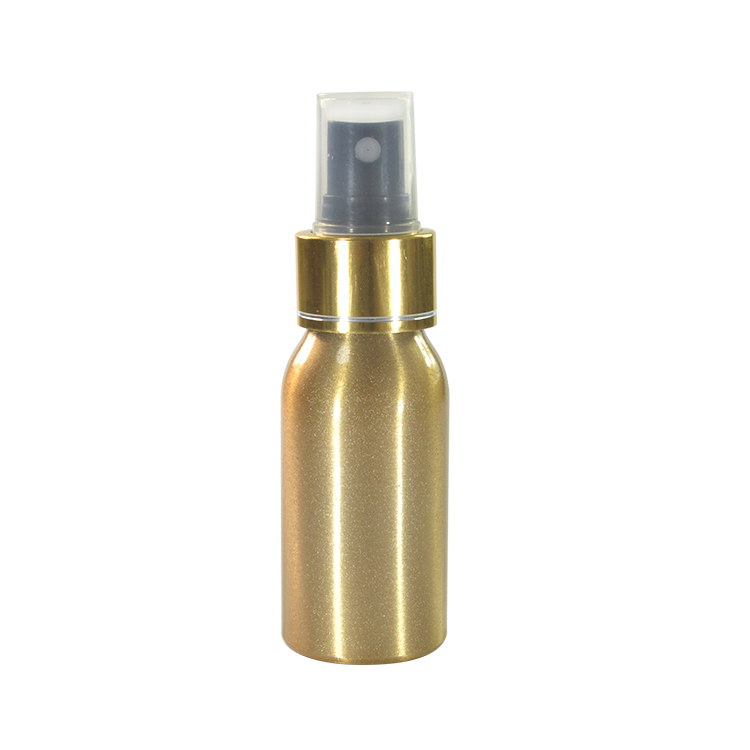 Hot sale 30ml 50ml 100ml 120ml 150ml perfume aluminum bottle with aluminum silver line mist spray cap