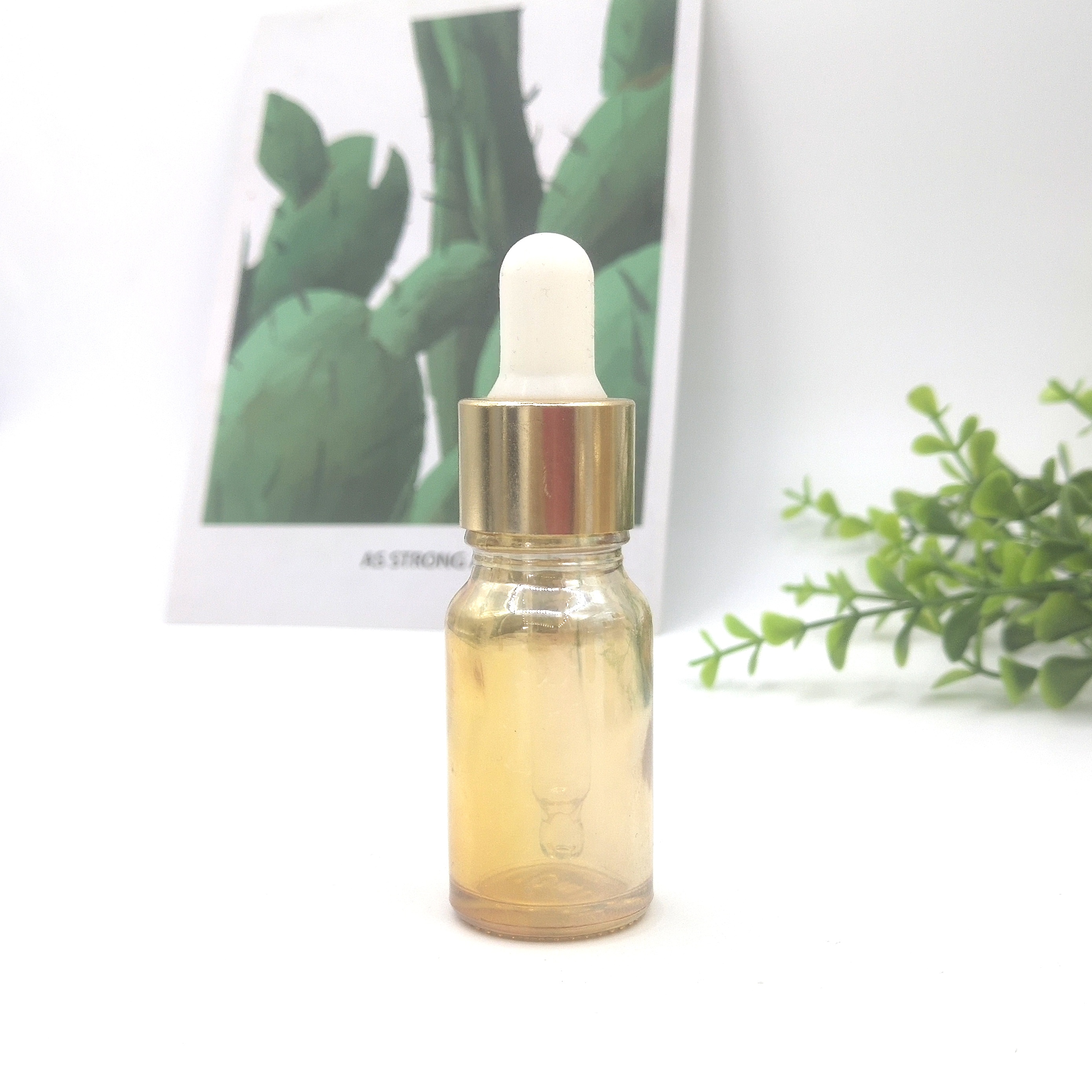 Hot sale 30ml 50ml 100ml glass dropper bottle with silver and gold cap, e liquid glass bottle screw cap