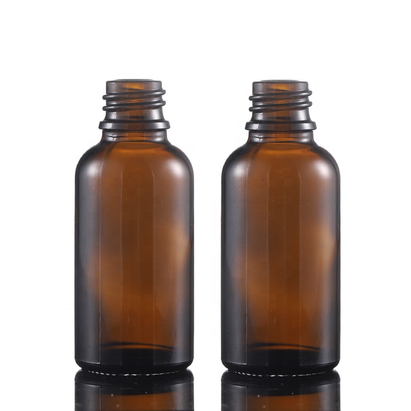 Hot sale 30ml amber bamboo essential oil bottle bamboo dropper serum bottle