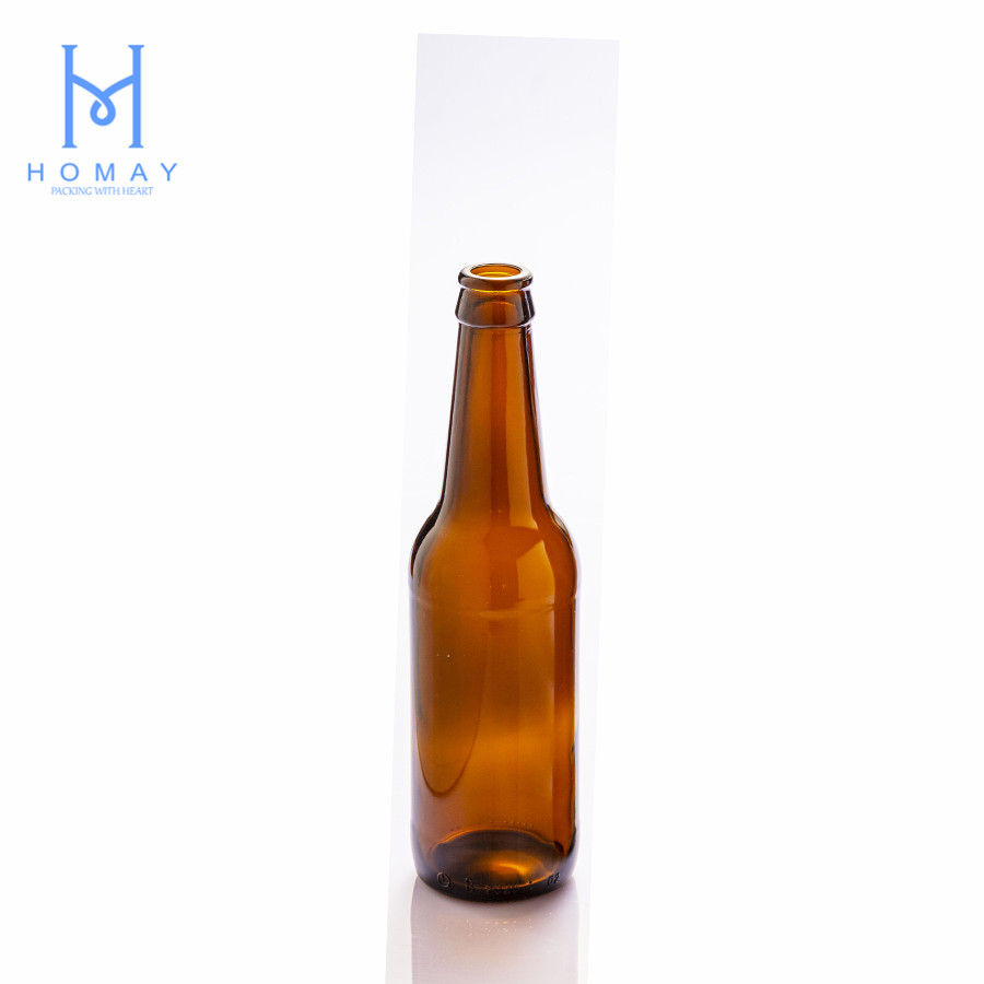 Hot sale 330ml 500ml amber beer glass bottles
