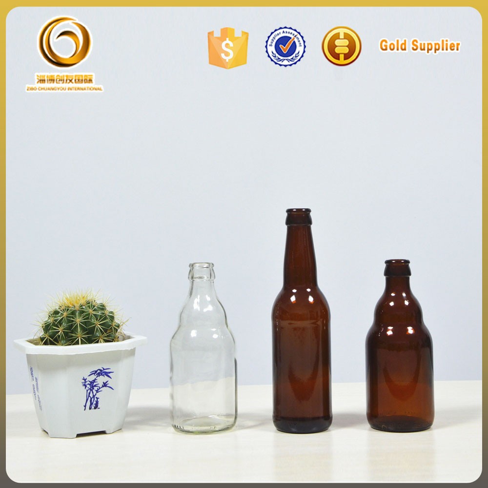 Hot sale 330ml beer glass bottles