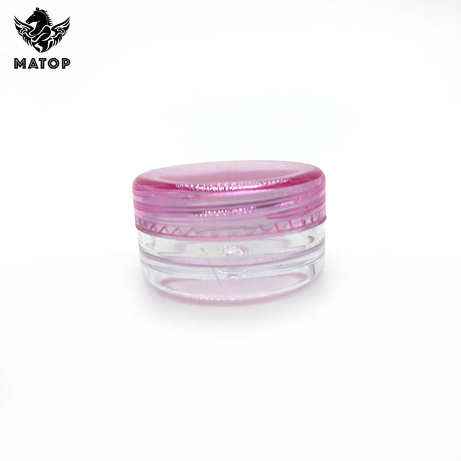 Hot sale 3g 5g round shape small cream jar with spatula