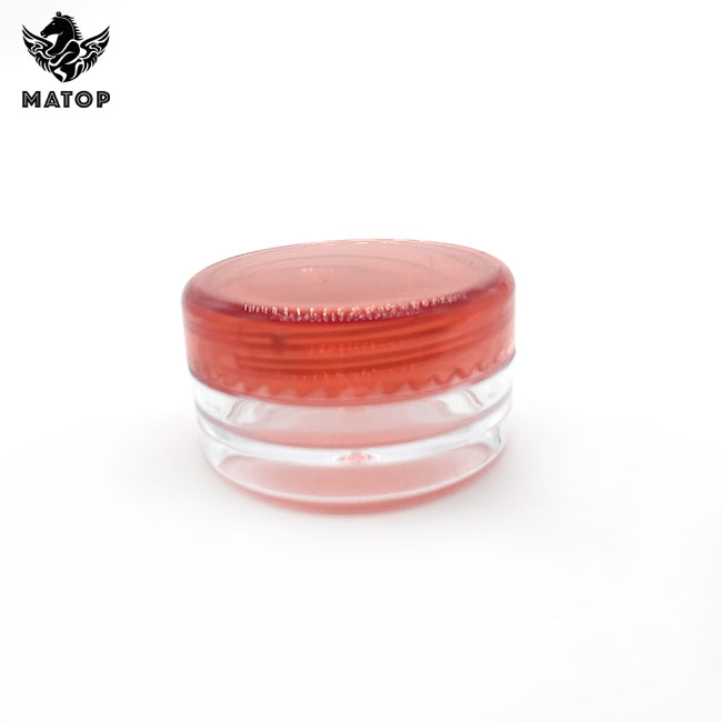 Hot sale 3g 5g round shape small cream jar with spatula