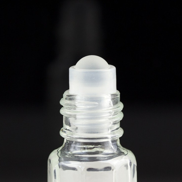 Hot sale 3ml essential oil perfume bottle roll on with metal lid