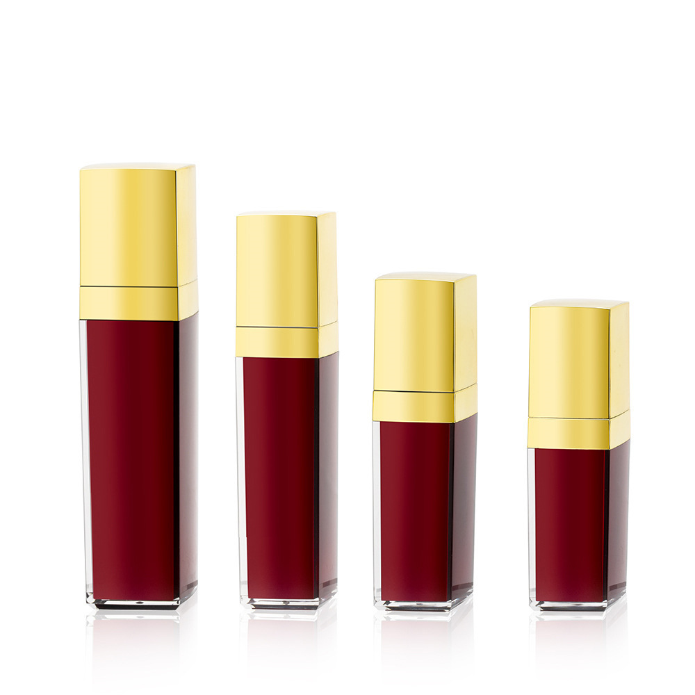 Hot sale 40 ml 100ML120ML50g rectangular square cube lotion toner serum pump glass bottles face eye cream glass jar