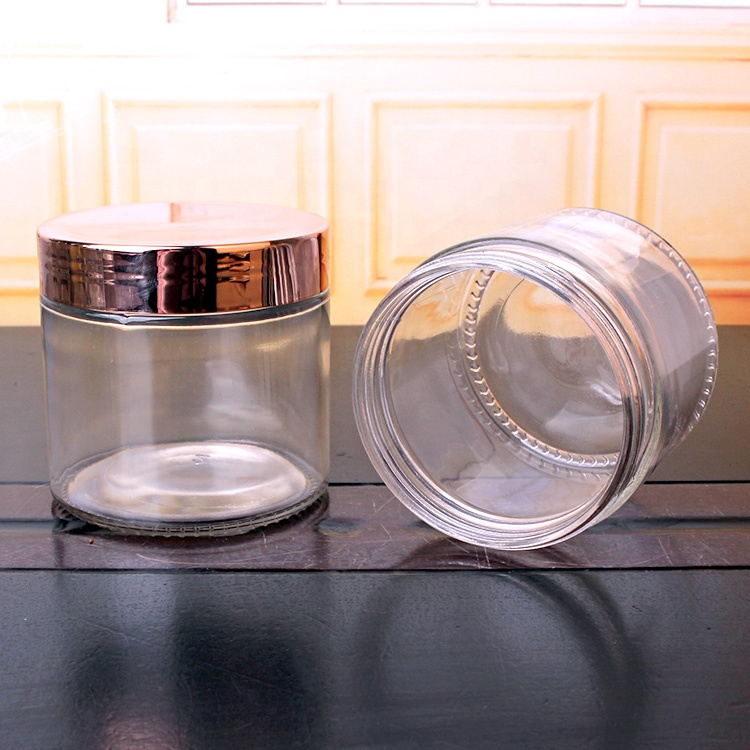 Hot sale 420ml 14oz Empty Stocked Promotional Honey Glass Jar with Lid for Honey and Jam Storage