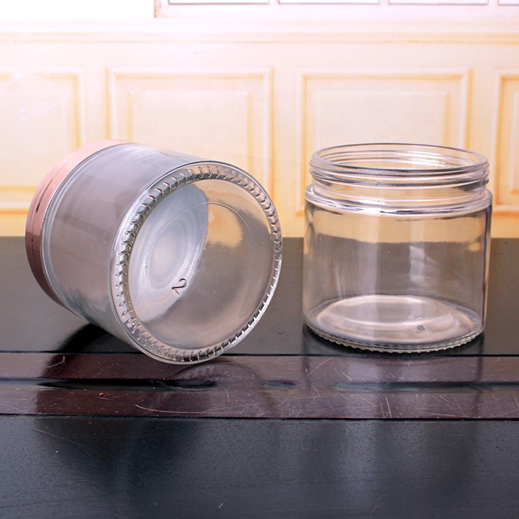 Hot sale 420ml 14oz Empty Stocked Promotional Honey Glass Jar with Lid for Honey and Jam Storage
