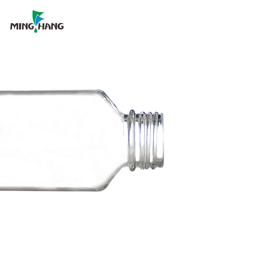 Hot sale 500ml recycled good quality sport water bottle, clear straight round mineral water glass bottle for drinking