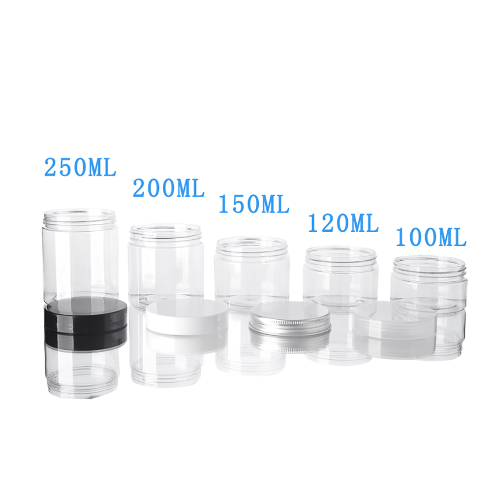 Hot sale 50g 100g 120g 150g 200g pp cream jar, pp plastic jar cosmetic jar seal