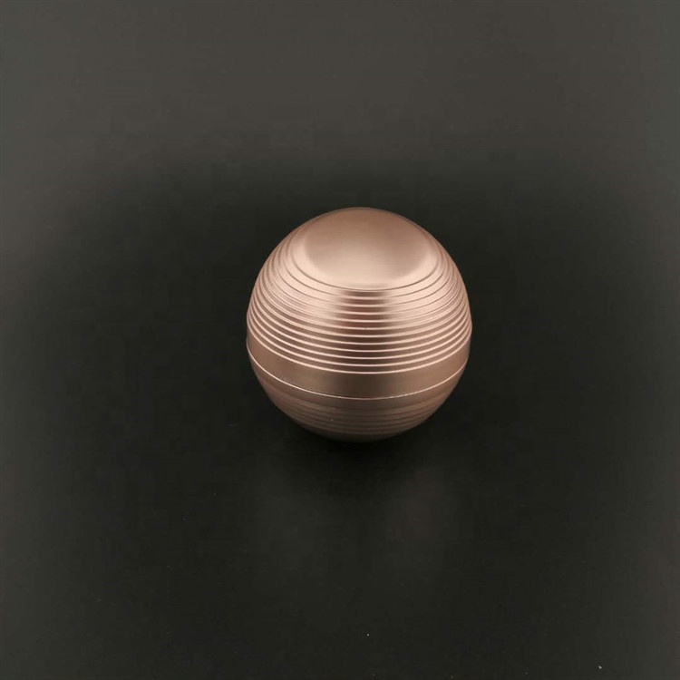 Hot sale 50g sphere shape acrylic jar for plastic cosmetic packaging