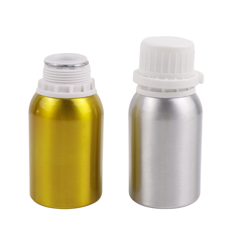 Hot sale 50ml 100ml 120ml 150ml 250ml 500ml aluminum essential oil bottles with screw cap
