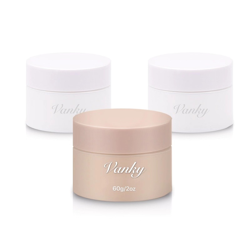 Hot sale 50ml customized cosmetic printed cream glass jar