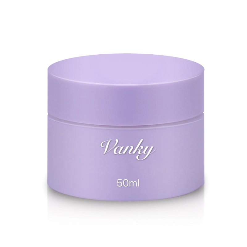 Hot sale 50ml customized cosmetic printed cream glass jar