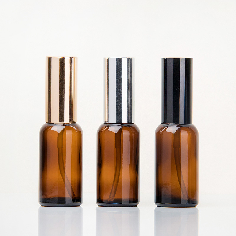 Hot sale 5ml 10ml 15ml 20ml 30ml 50ml 100ml Glass Perfume Bottle amber Glass Mist Spray Bottle
