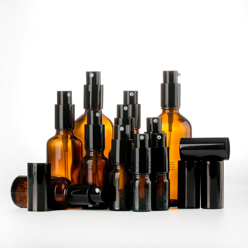 Hot sale 5ml 10ml 15ml 20ml 30ml 50ml 100ml Glass Perfume Bottle amber Glass Mist Spray Bottle