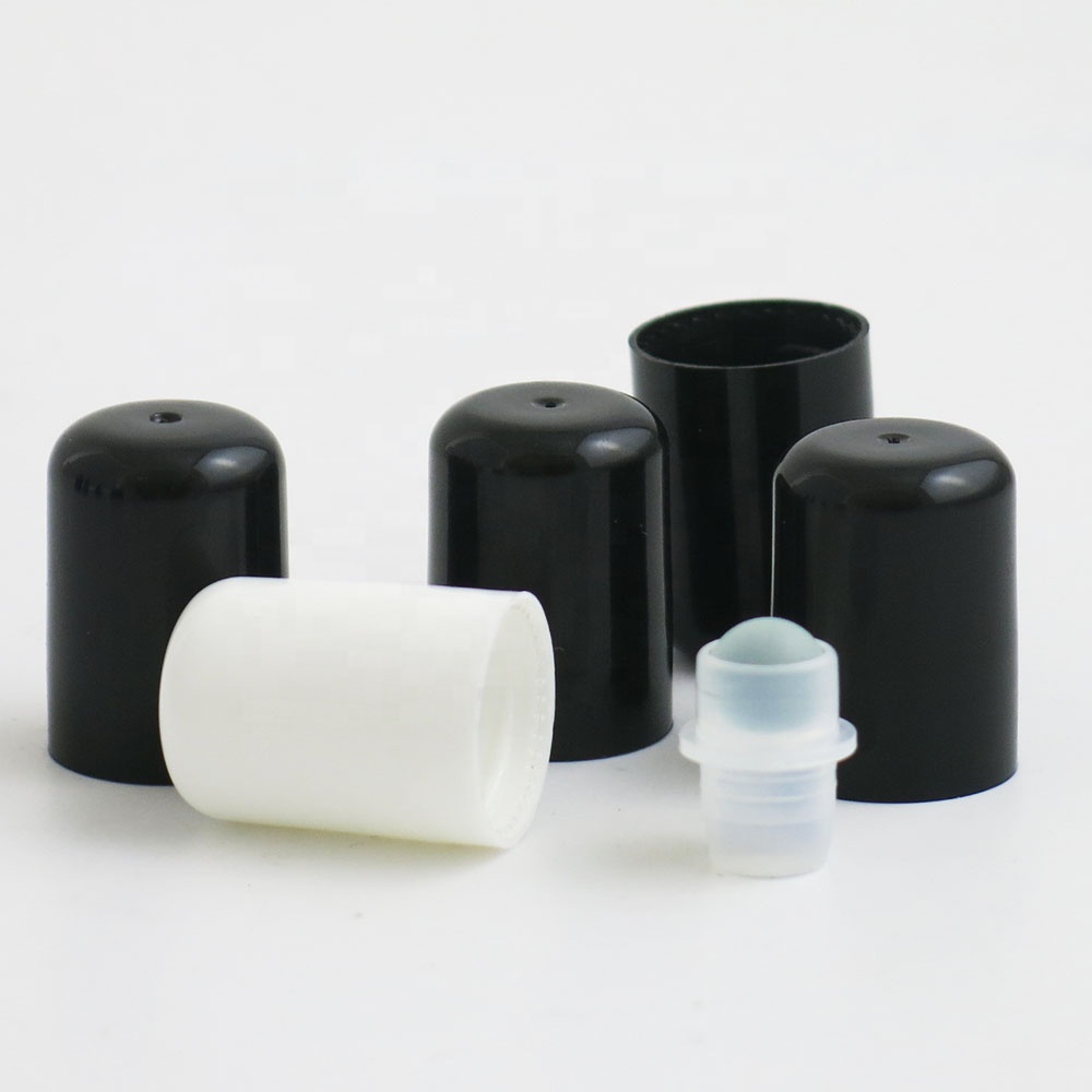 Hot sale 5ml 10ml 15ml 20ml 30ml 50ml 100ml black frost glass roller perfume essential oil bottles