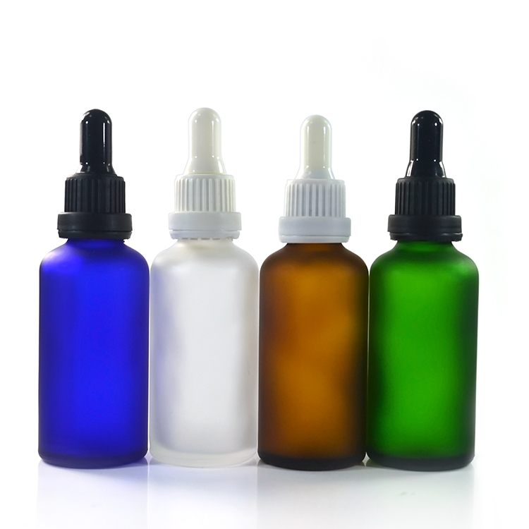 Hot sale 5ml 10ml 15ml 20ml 30ml 50ml 100ml e liquid frosted clear amber blue green perfume bottle with childproof cap