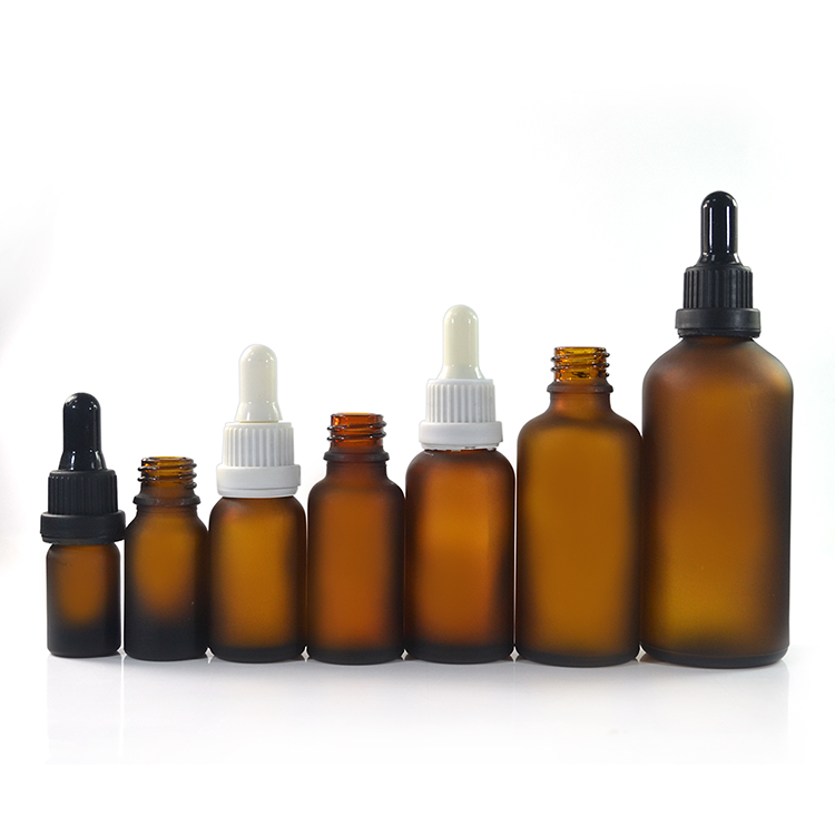 Hot sale 5ml 10ml 15ml 20ml 30ml 50ml 100ml e liquid frosted clear amber blue green perfume bottle with childproof cap