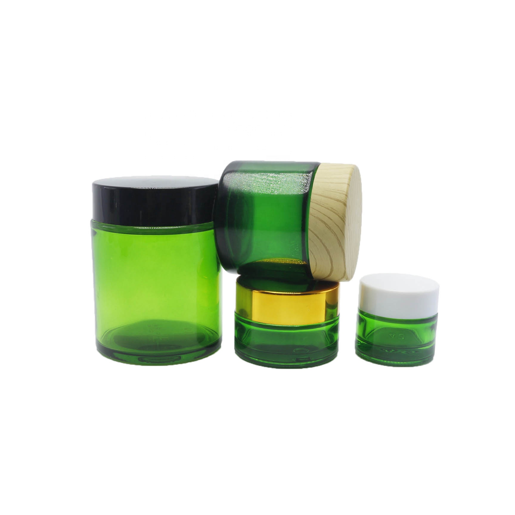 Hot sale 5ml 10ml 15ml 20ml 30ml 50ml 60ml 100ml glass spice storage jar GJ-CC04
