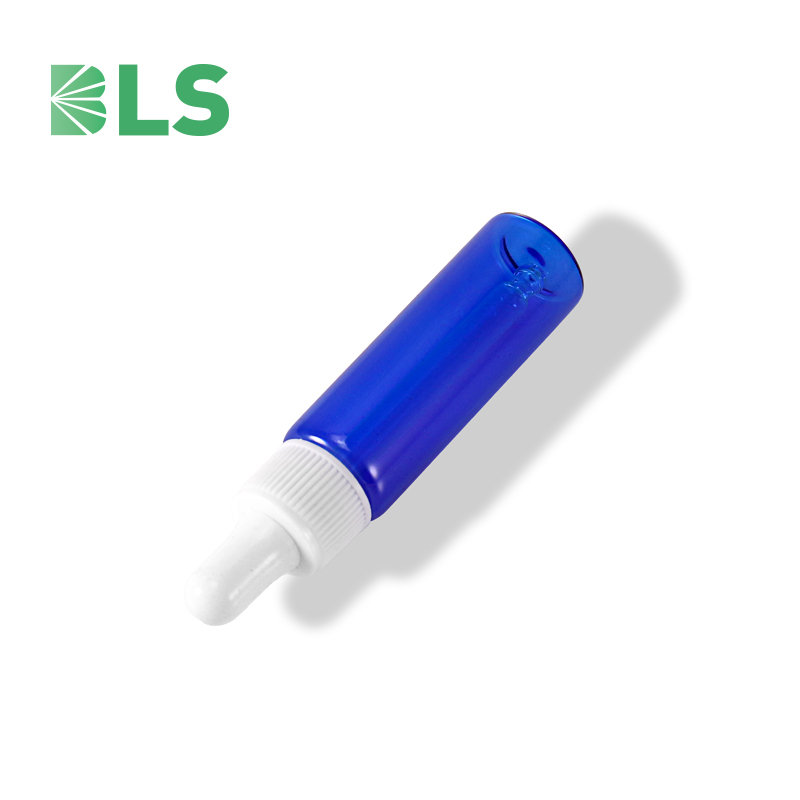 Hot sale 8ml tube glass vials custom amber dropper glass bottle