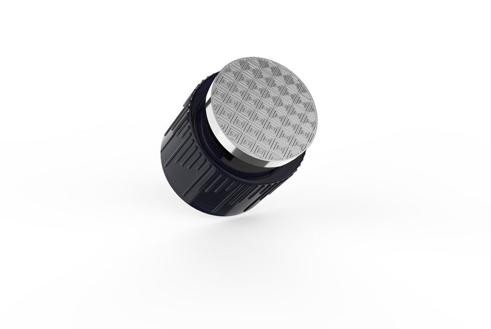 Hot sale Arabic Style Round Black Mamool Jar