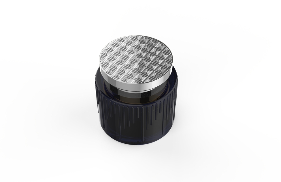 Hot sale Arabic Style Round Black Mamool Jar